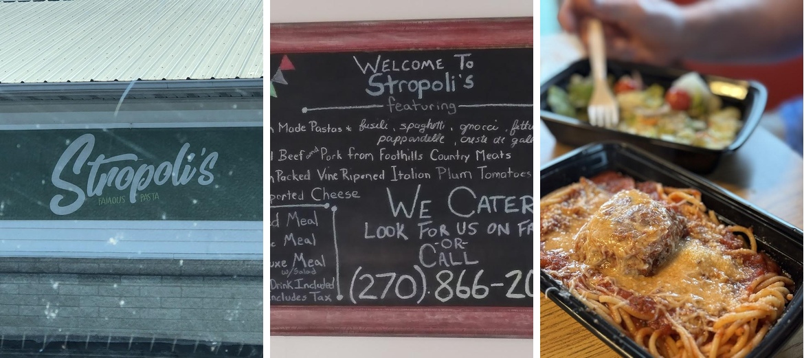 Stropolis Famous Pasta Menu