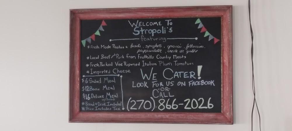 Stropolis Famous Pasta Menu image 1